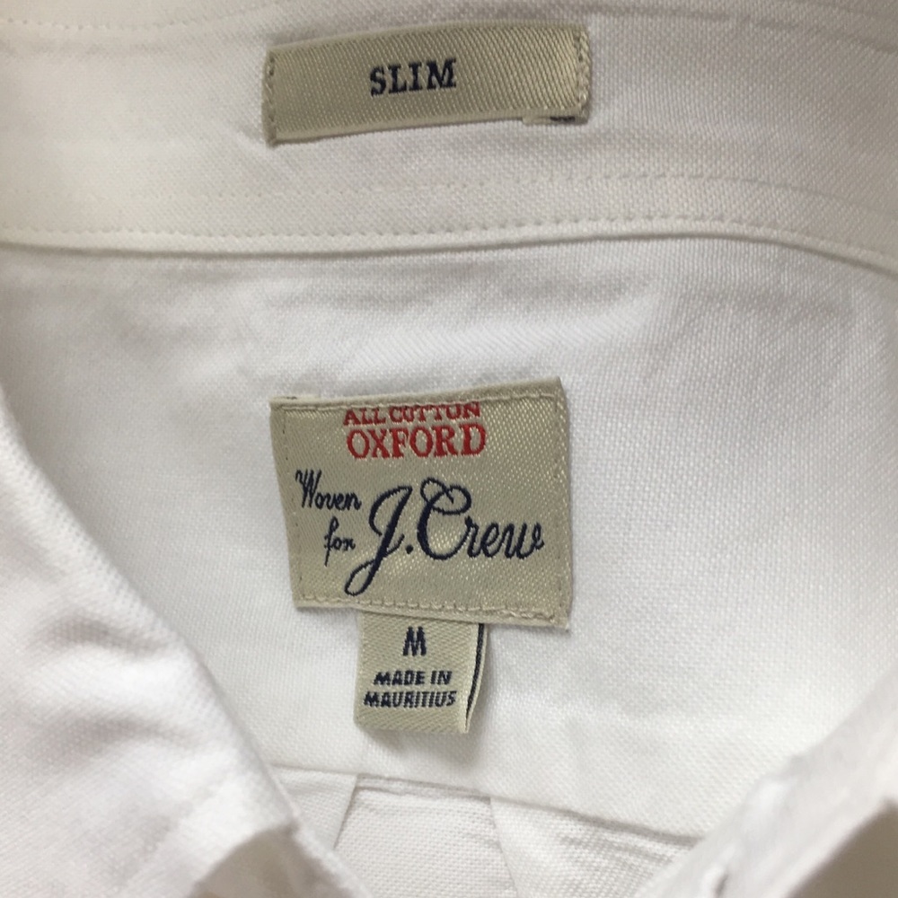 J.Crew All Cotton Oxford Button Down Shirt Men’s M